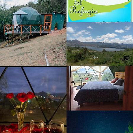 Glamping El Refugio Hotell Guatavita Exteriör bild