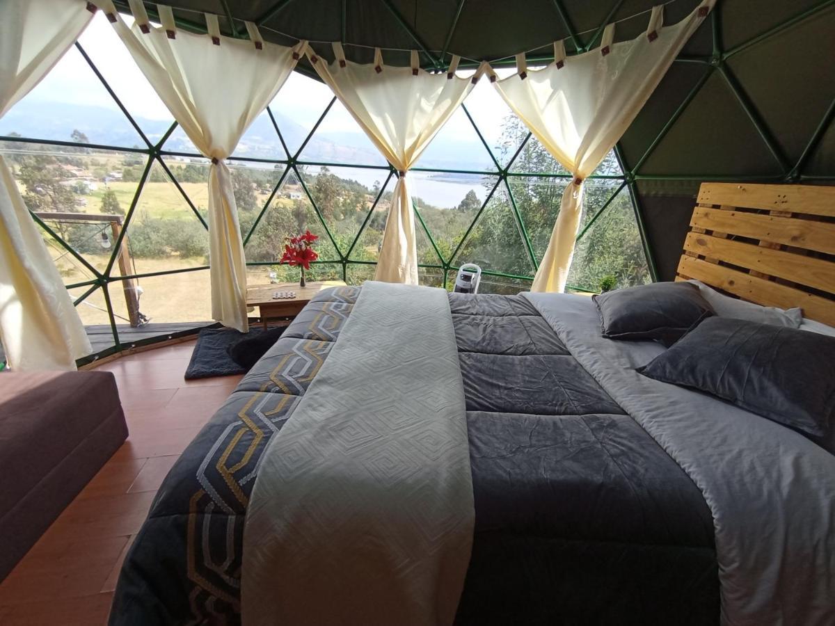 Glamping El Refugio Hotell Guatavita Exteriör bild